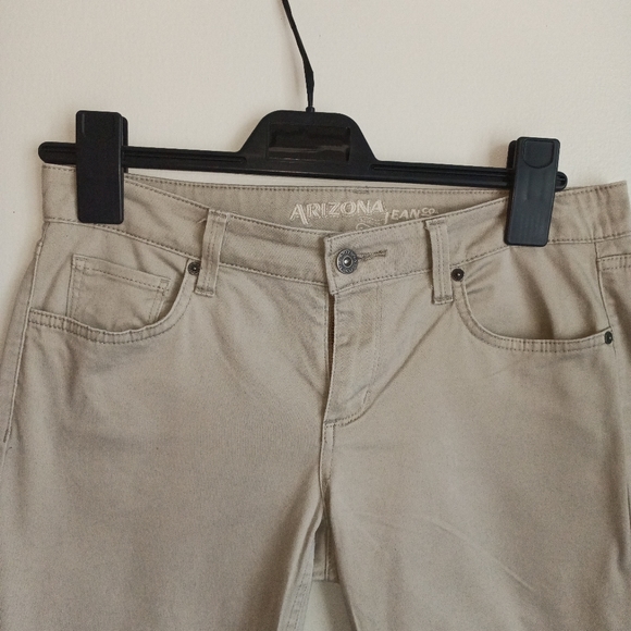 Arizona Jeans, Skinny Ankle Beige, size 7 - Picture 4 of 6